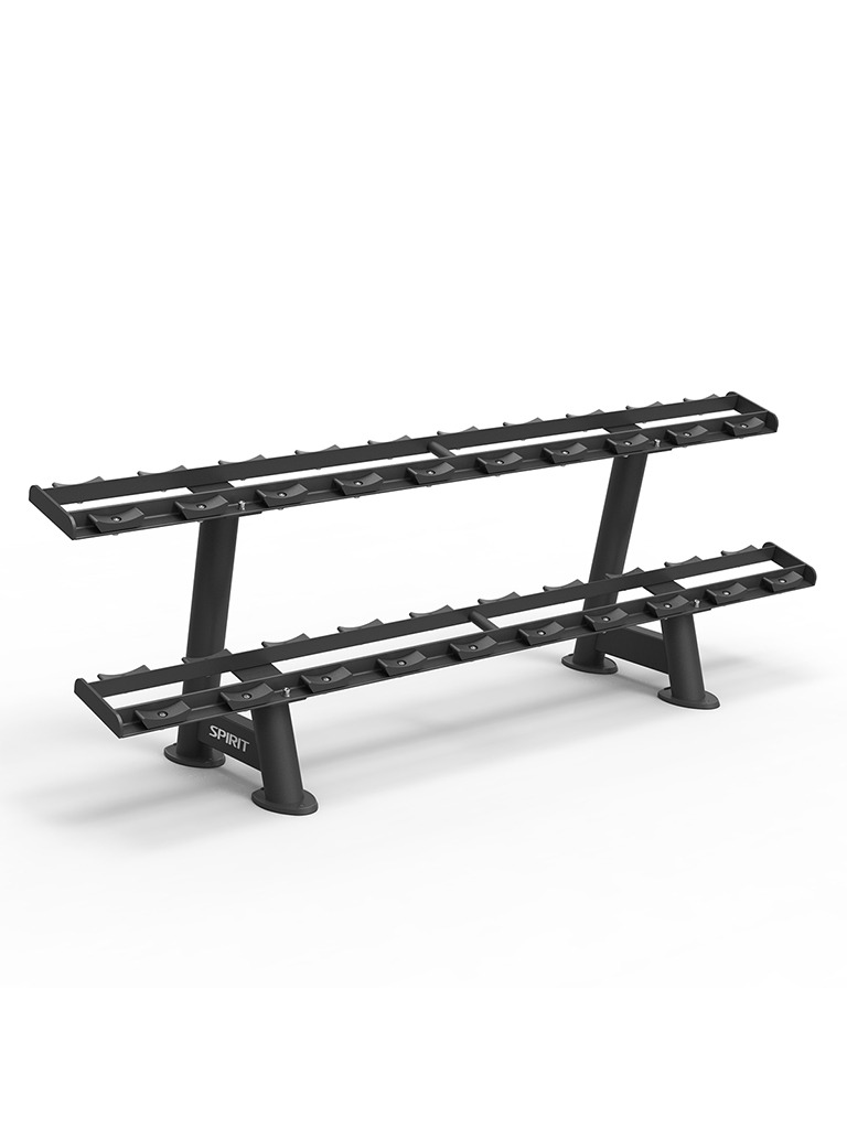 Spirit Fitness Two Tier Dumbbell Rack