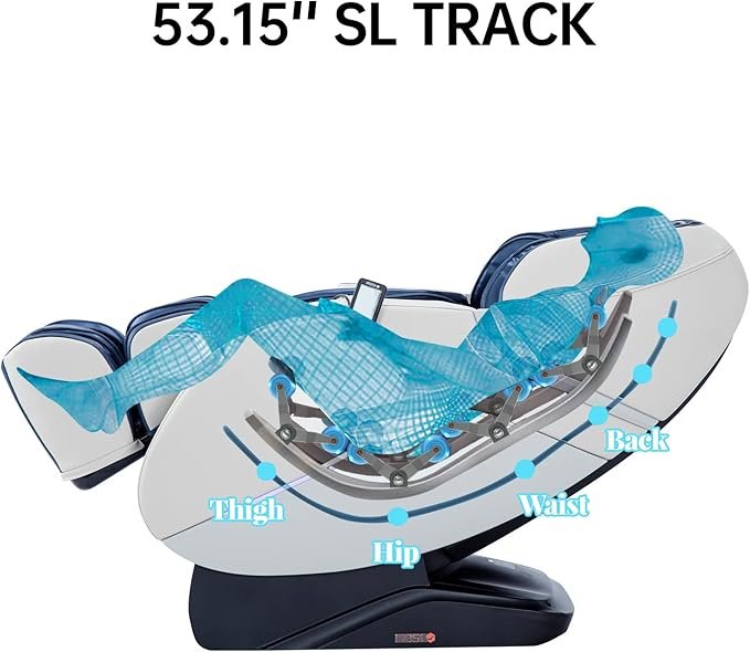 Massage Chair for Full Body Massaging with 5 AUTO Programs, Zero Gravity - Black