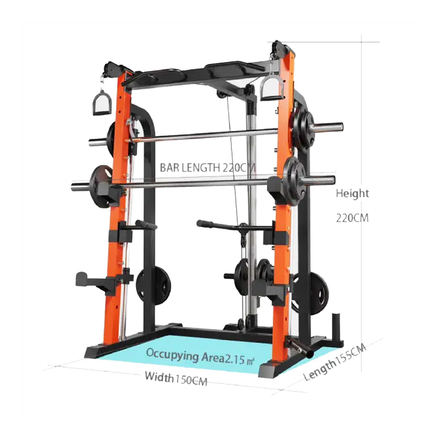 Murano Smith Machine with Squat Rack DY-9005