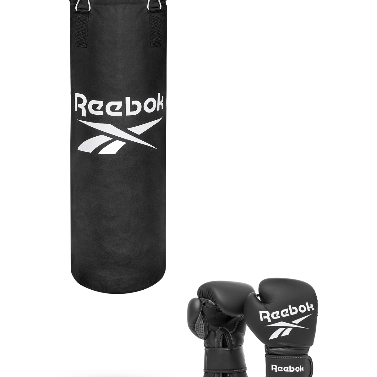 Reebok Fitness 3ft Punchbag + Boxing Gloves Set