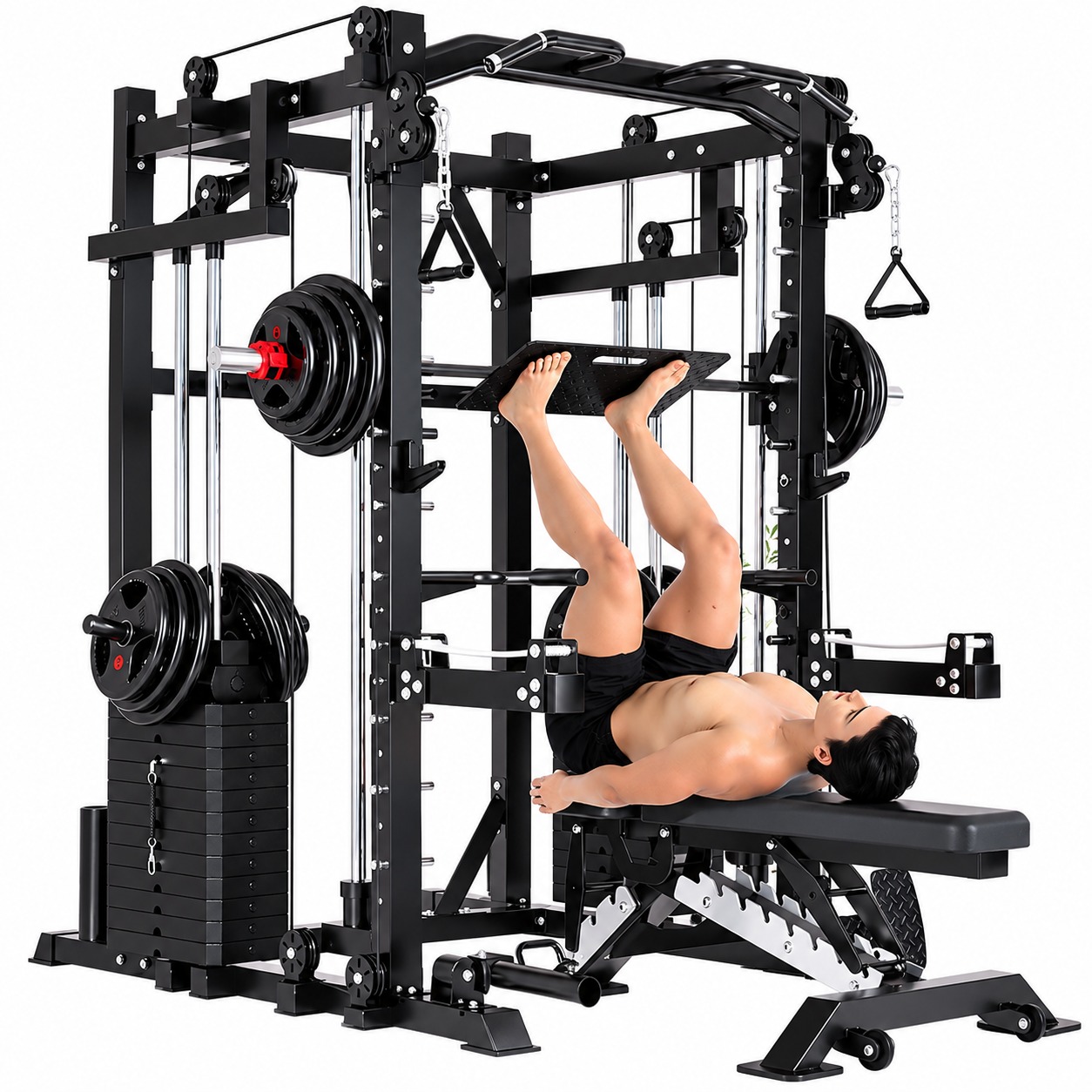MIRACLE FITNESS ALL-IN-ONE FUNCTIONAL TRAINER HD127