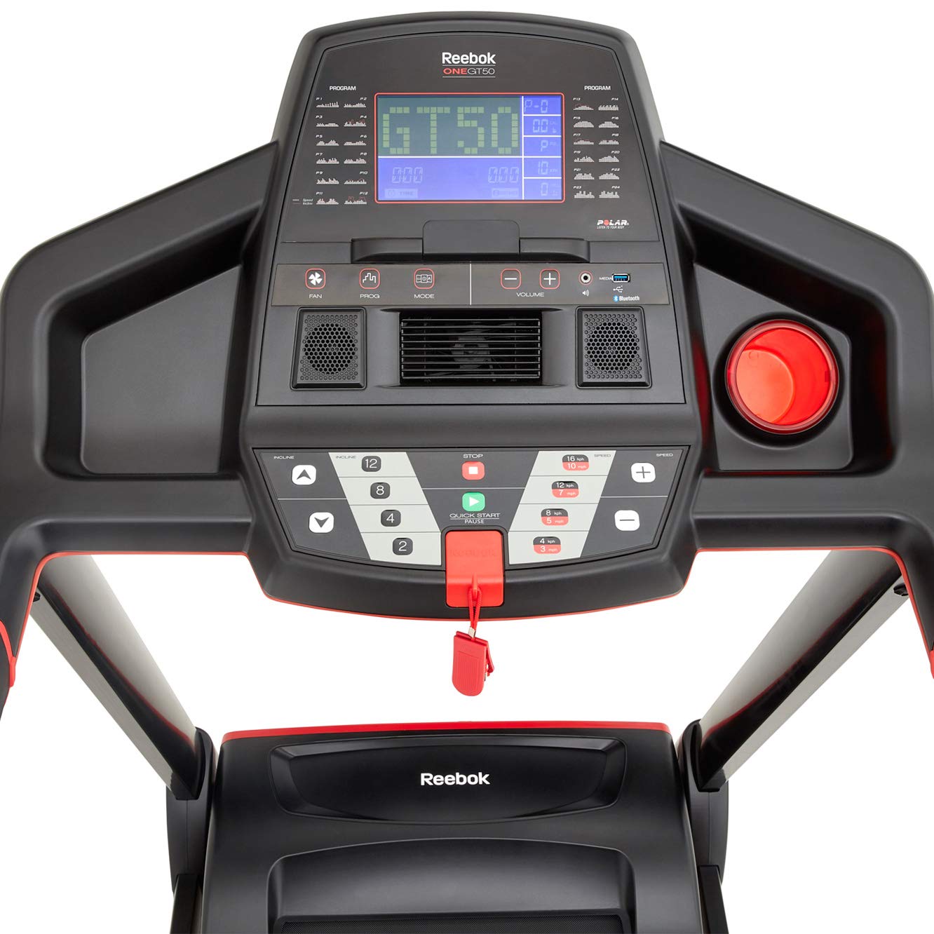 GT50 One Series Treadmill + Bluetooth - Black