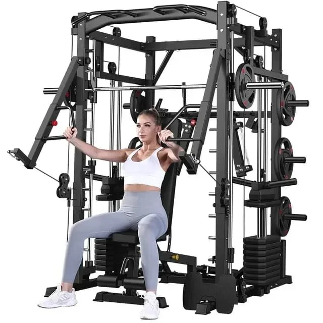 Miracle Fitness Multi Functional Trainer Smith Machine Combo