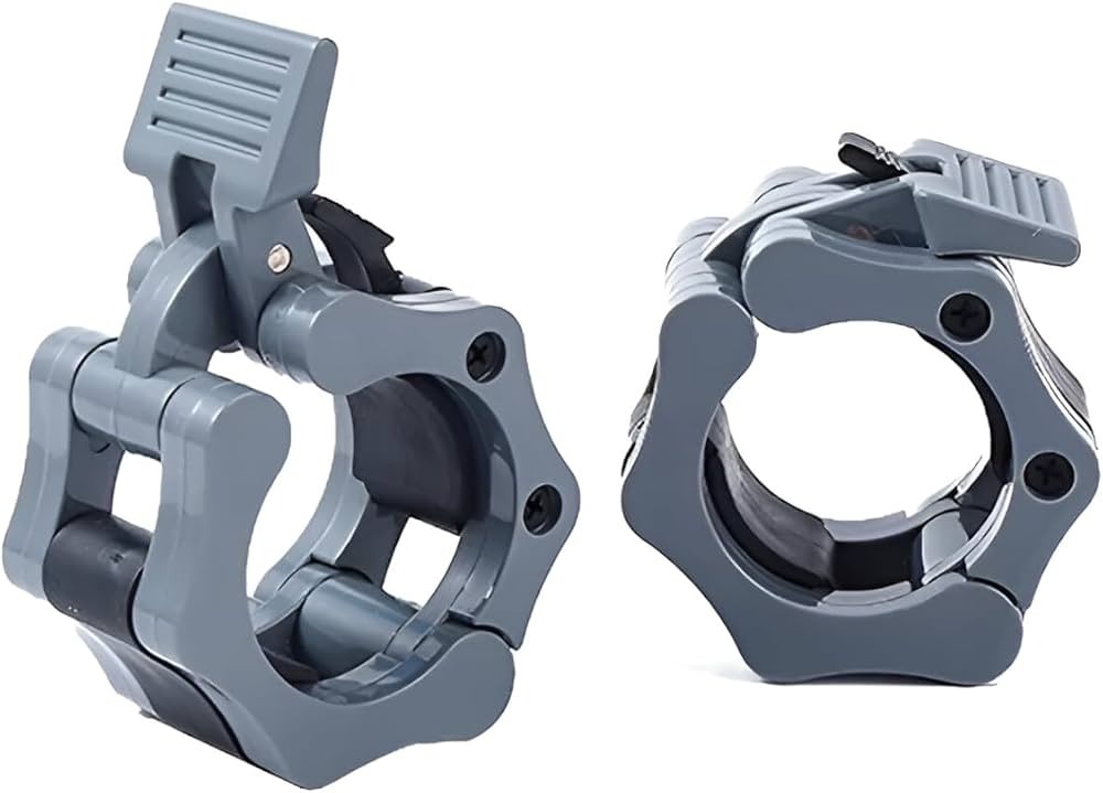 Skelcore Premium Olympic Bar Collars Set Silver USA