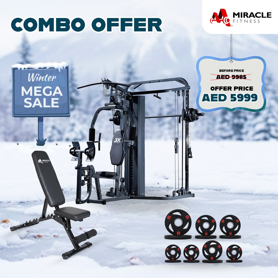 JX Fitness All-in-One Home Gym Equipment Set