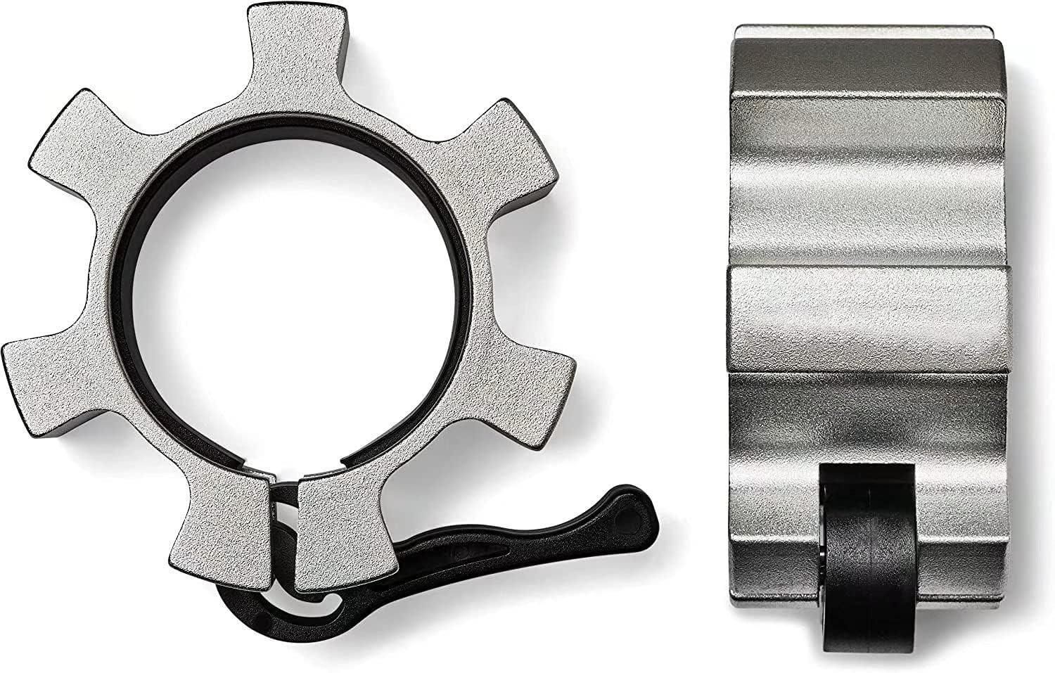 Skelcore Premium Olympic Bar Collars Set Silver USA