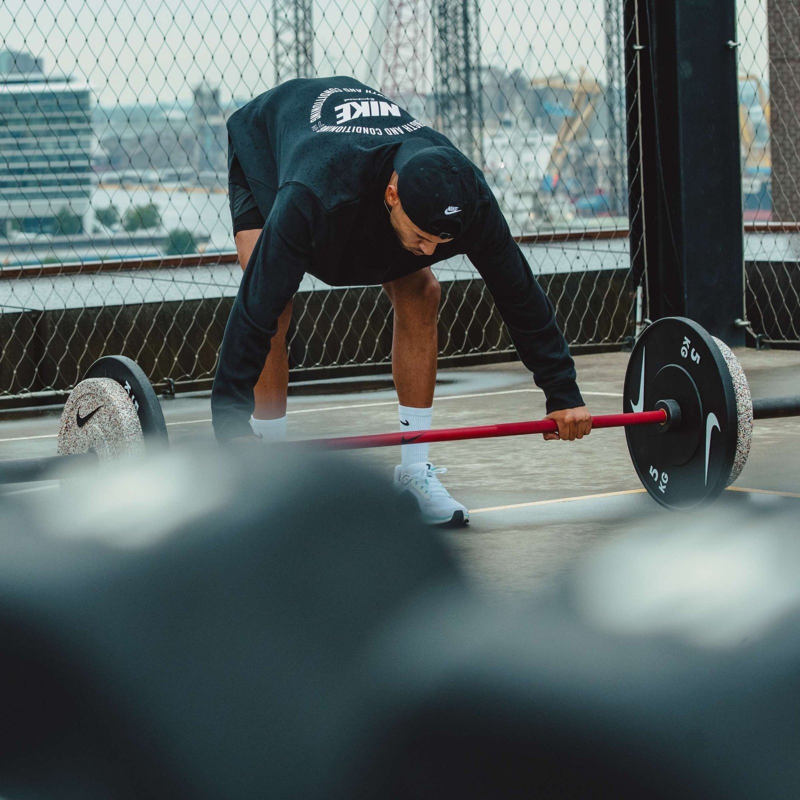 Nike Strength Barbell Series Elite - 20 Kg | Red Swoosh