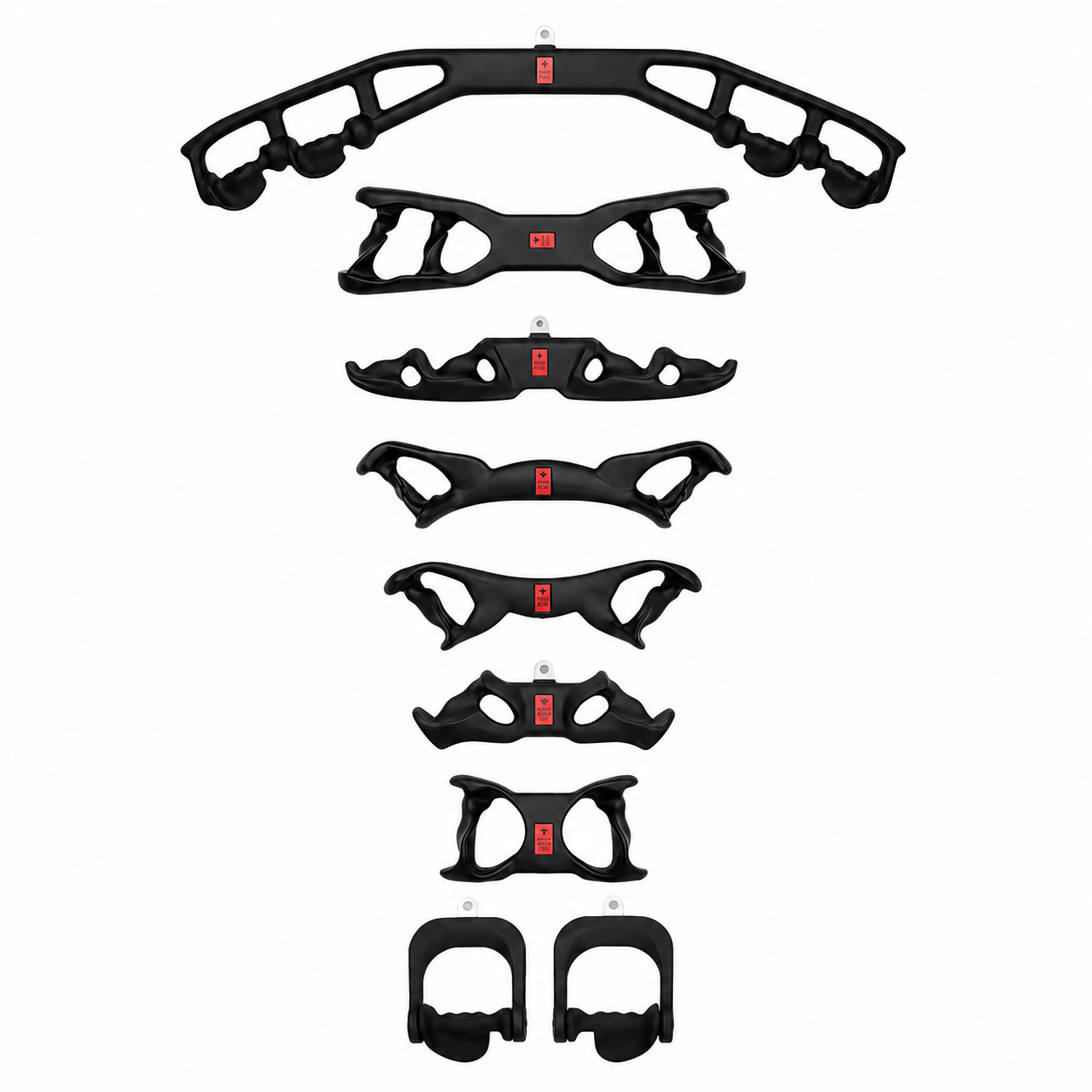 Miracle Fitness Multi-Grip Cable Handle Set (Lat & Row Attachments) – Without Stand