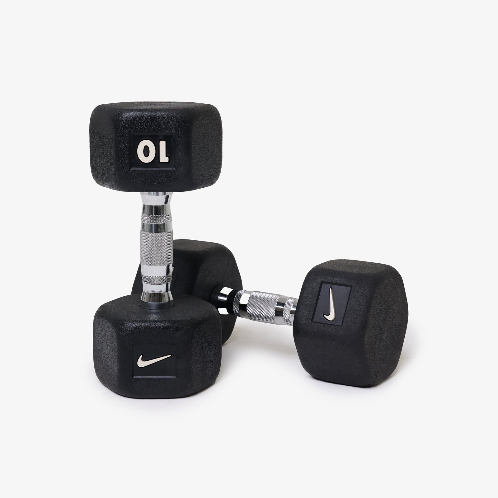 Nike Strength Premium Rubber-Coated Hex Dumbbell - Pair | 1 Kg to 10 Kg