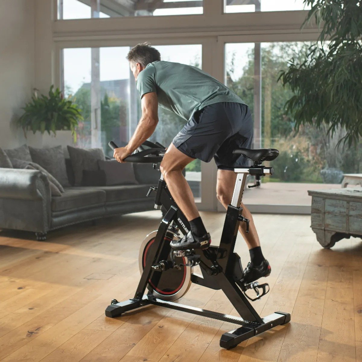 Kettler Speed 5 Commercial Spinning Bike with Integrated LCD