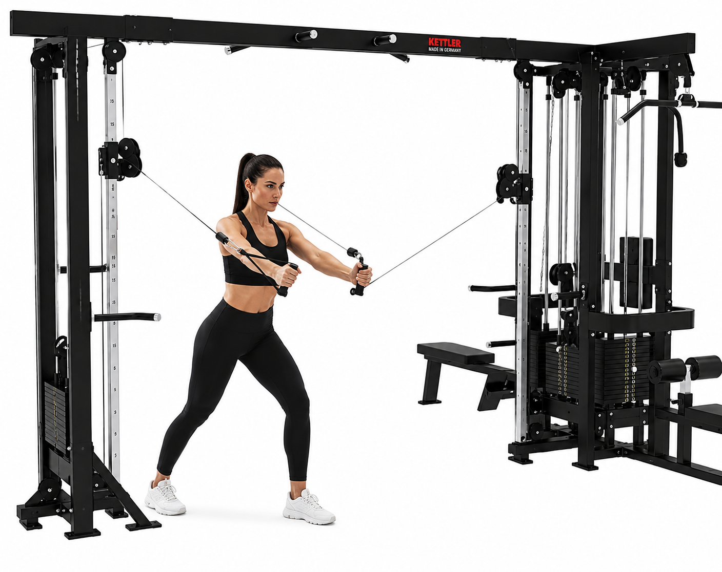 YORK Fitness 5 Station Multi Cross Over Machine | Commercial Functional Trainer