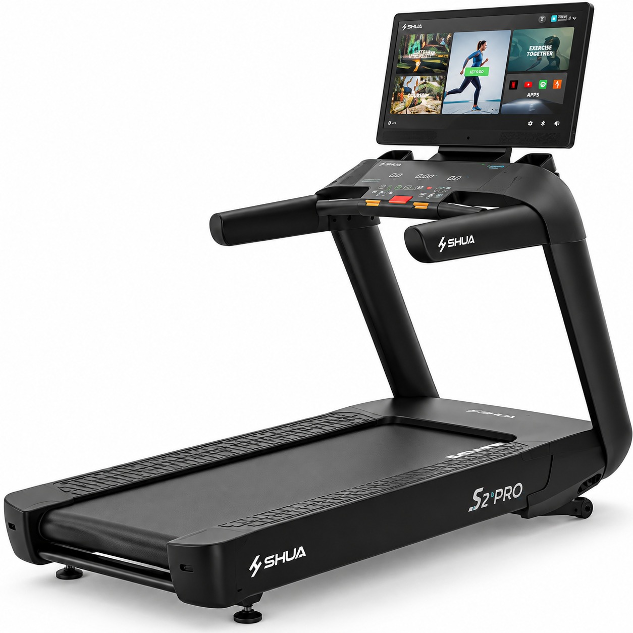 Shua S2+ Pro 32" Touch Screen Commercial Treadmill