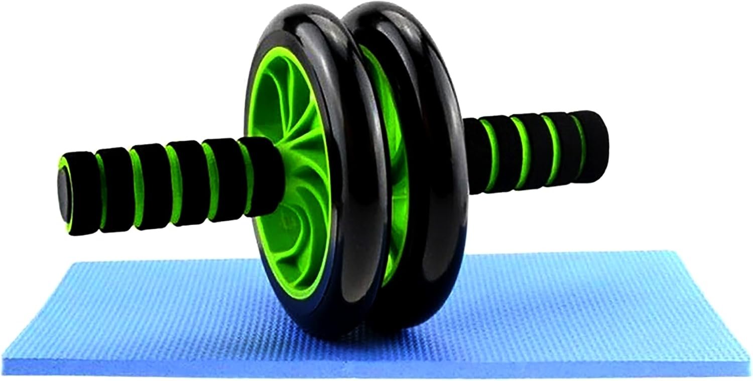 Body Strong Double Wheel Abs-Carver - Black/Green