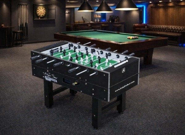 Knightshot ST179 Commercial Coin-Operated Foosball Table |Black