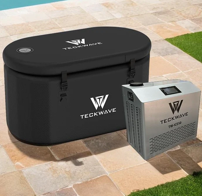 Teckwave Extra Wide Ice Bath & Cold Plunge with Chiller & Filtration