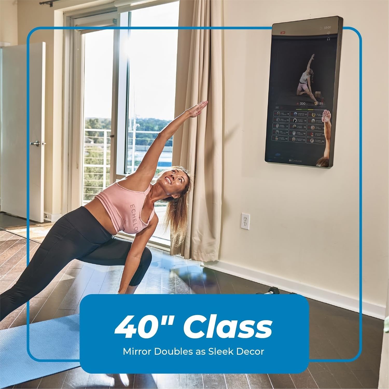 Echelon Reflect Touch Smart Fitness Mirror 50"