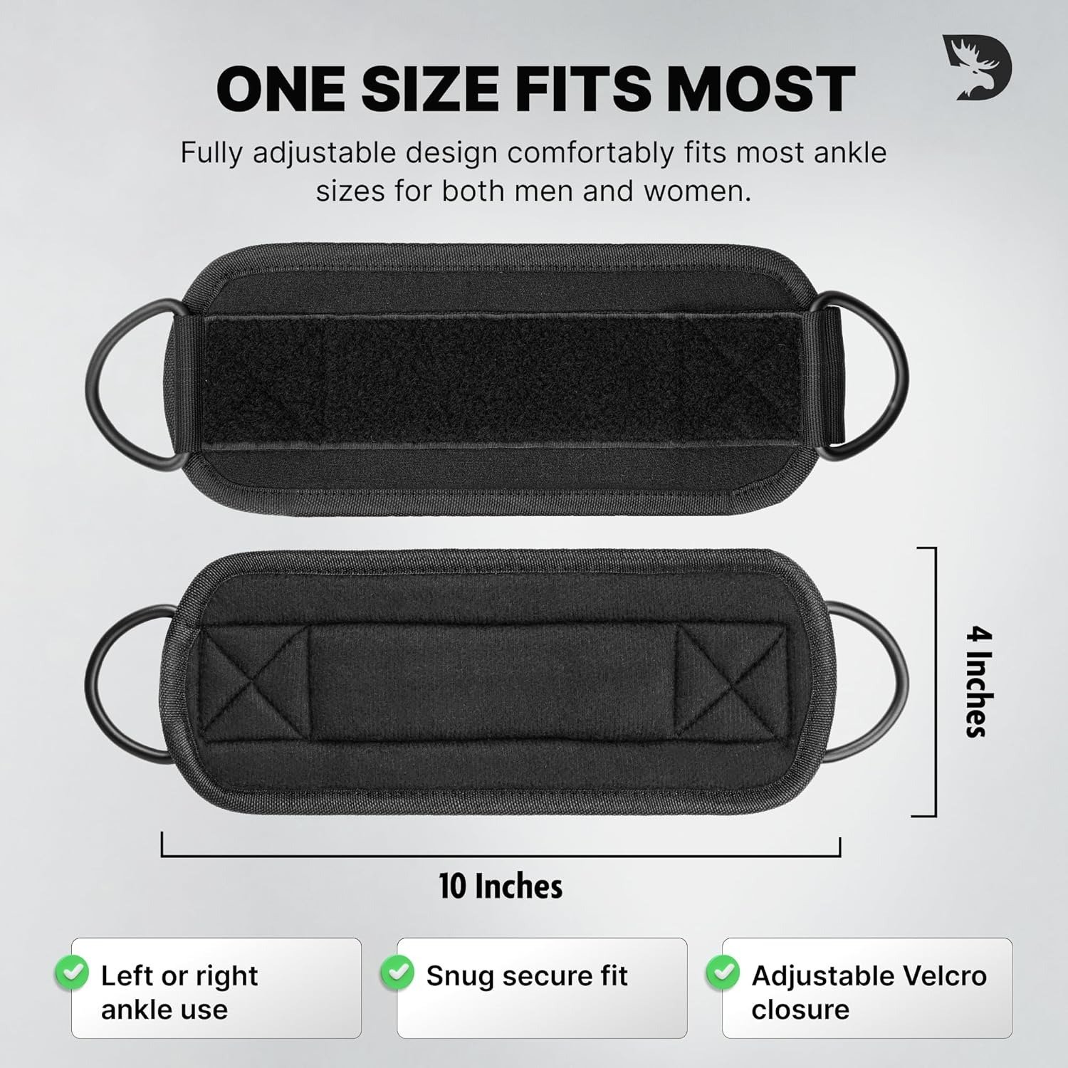 Miracle Fitness Ankle Strap for Cable Machine-One Size Fit