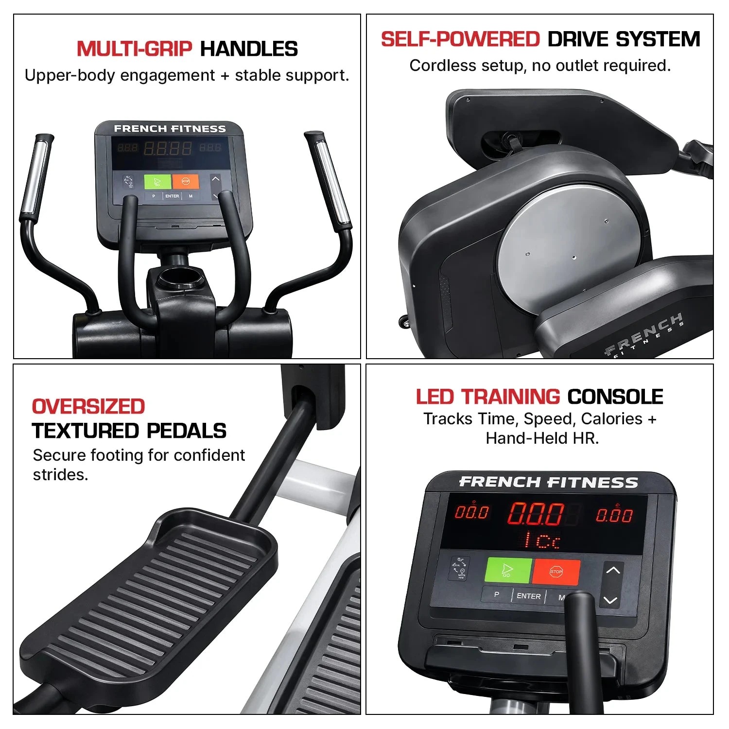 Body Strong Commercial Elliptical Trainer ZF3100