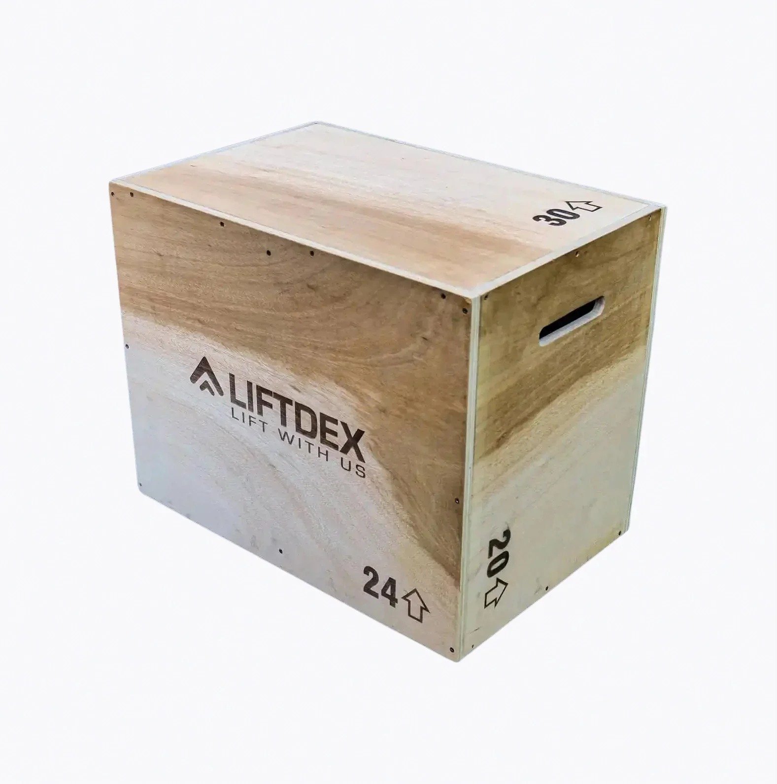 Liftdex Wooden Plyobox - Black |50 x 60 x 75cm
