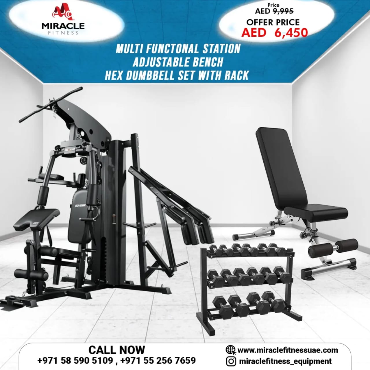 Home Gym Equipment Combo Offer