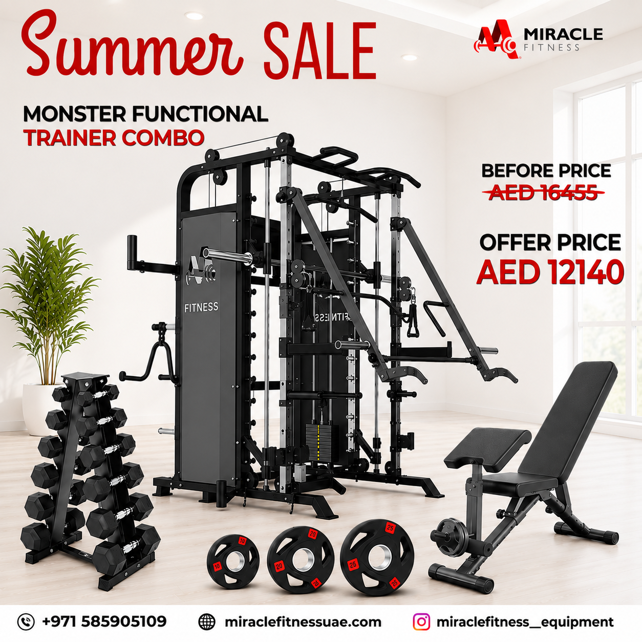 All-in-One Monster Functional Trainer All-in-One Combo DY9000
