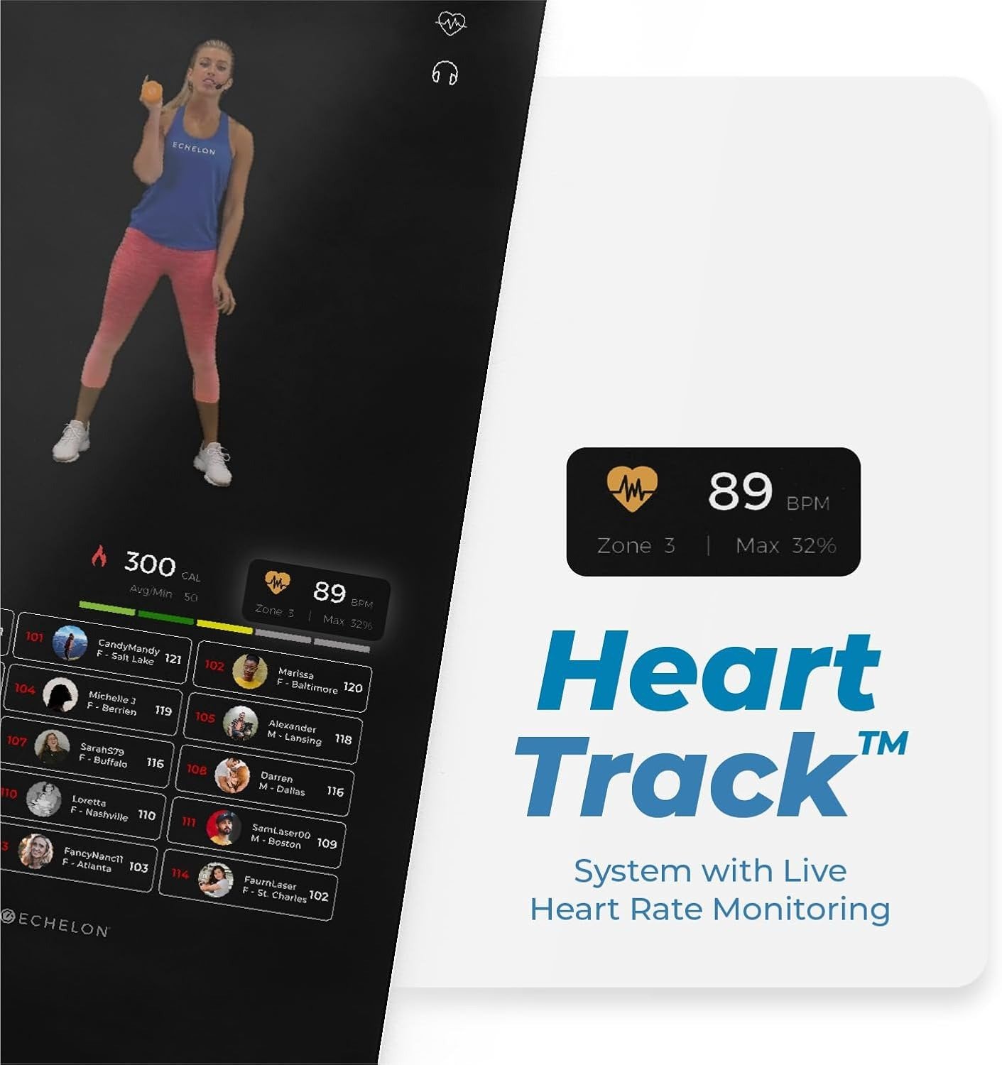 Echelon Reflect Touch Smart Fitness Mirror 50"