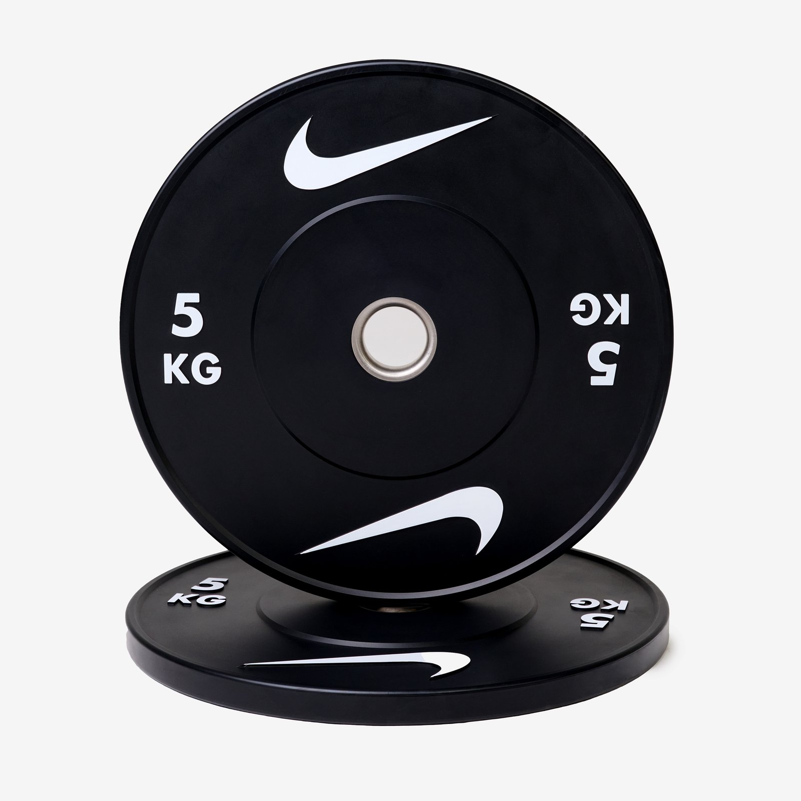 Nike Strength Heavy-Duty Rubber Bumper Plates - Single | Black/White